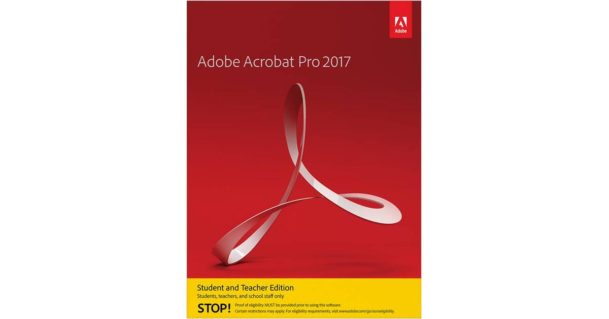 adobe acrobat pro 2017 student and teacher edition software for mac, boxed